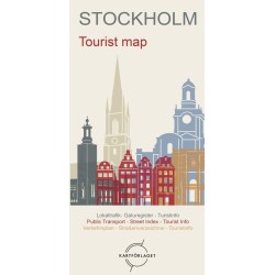 Stockholm tourist map