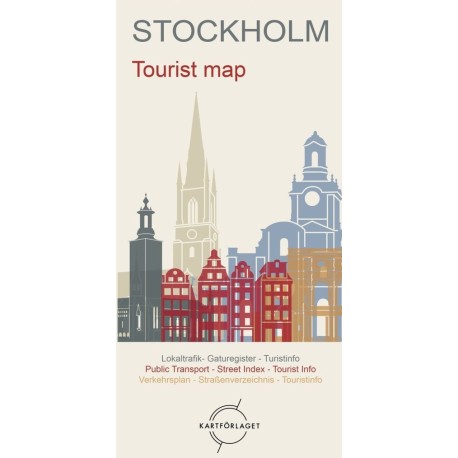 Stockholm tourist map