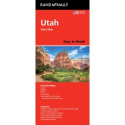 Utah State Map, Rand McNally