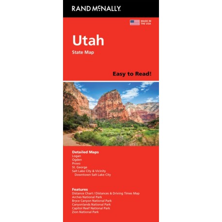 Utah State Map, Rand McNally