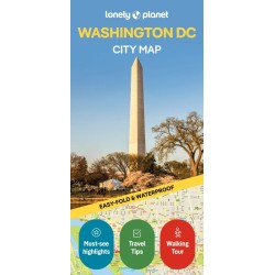 Washington DC City Map, Lonely Planet