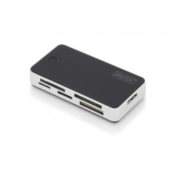 DIGITUS USB 3.0 Card Reader w/ 1m USB A cable Support