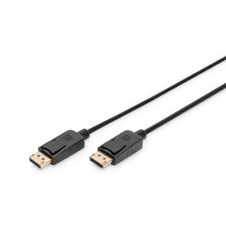 DIGITUS DisplayPort cable, Type DP M/M, 2.0m, FullHD Black