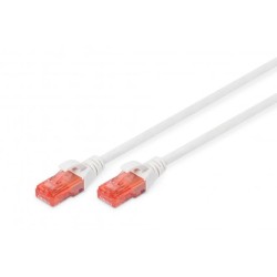 DIGITUS CAT 6 U-UTP patch cable, Cu, LSZH, 2 m, white