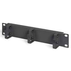 DIGITUS 10" Cable management panel, Black