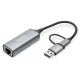 DIGITUS Gig Eth Adp 2.5G USB-C+USB A