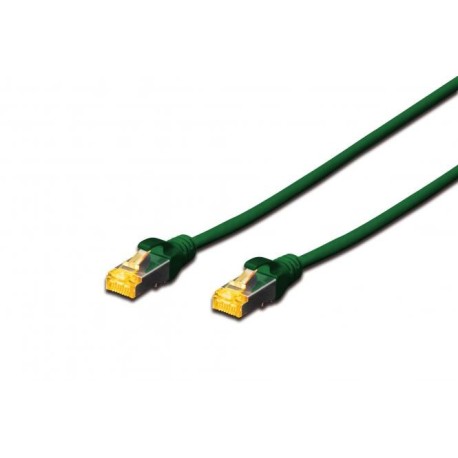 DIGITUS CAT 6A S-FTP patch cable, Cu, LSZH, 5 m, green