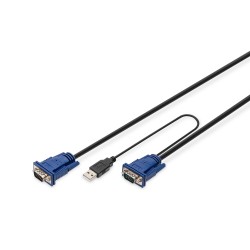 DIGITUS KVM cable USB for KVM consoles