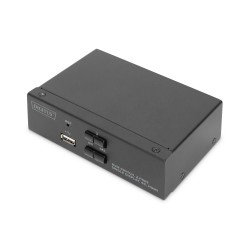 DIGITUS KVM-Switch 2Port Single HDMI Desktop