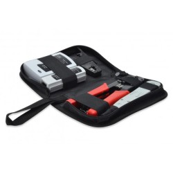 DIGITUS Network Tool Set, LAN Tester, Crimping Tool, Bag