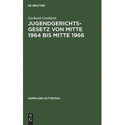 Jugendgerichtsgesetz von Mitte 1964 bis Mitte 1966