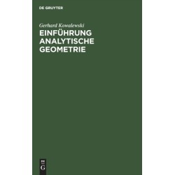 Einfuhrung Analytische Geometrie