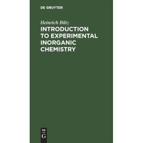 Introduction to Experimental Inorganic Chemistry