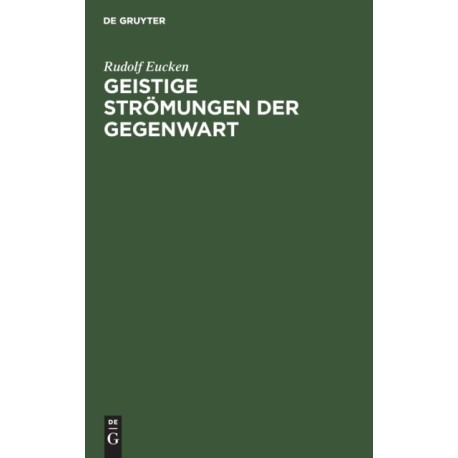 Geistige Stromungen Der Gegenwart