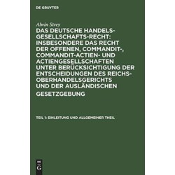 Einleitung und allgemeiner Theil