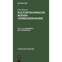 Allgemeines, Entwasserung