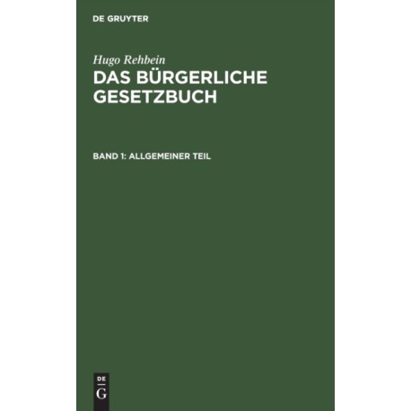 Allgemeiner Teil