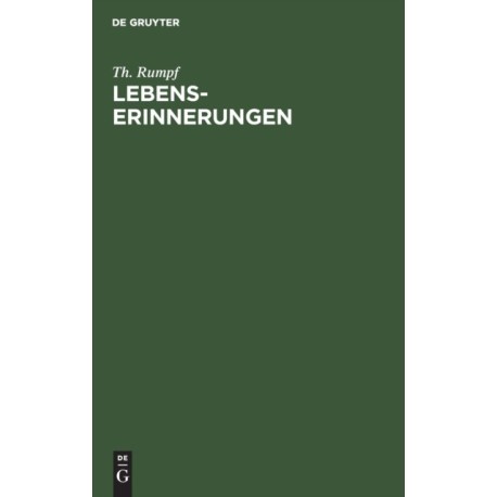 Lebenserinnerungen