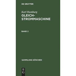 Sammlung Goschen Gleichstrommaschine