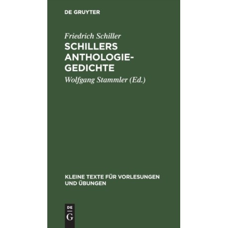 Schillers Anthologie-Gedichte