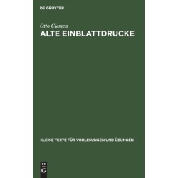Alte Einblattdrucke