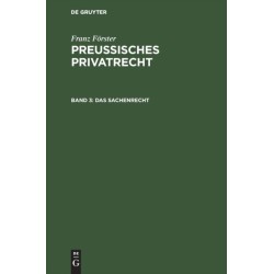Das Sachenrecht