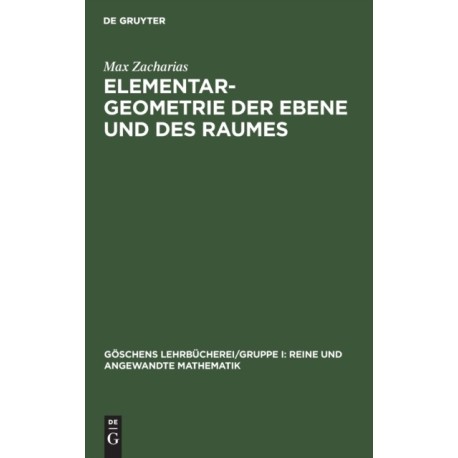 Elementargeometrie Der Ebene Und Des Raumes
