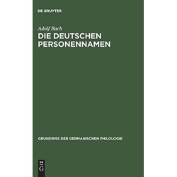 Die deutschen Personennamen