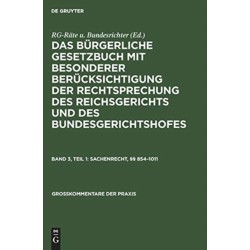 Sachenrecht, §§ 854-1011