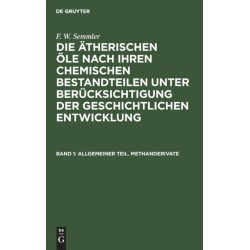 Allgemeiner Teil. Methanderivate