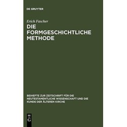 Die formgeschichtliche Methode