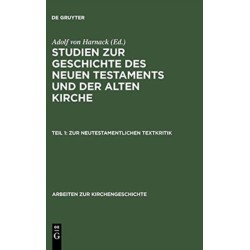 Zur Neutestamentlichen Textkritik