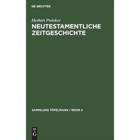 Neutestamentliche Zeitgeschichte