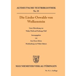 Die Lieder Oswalds von Wolkenstein