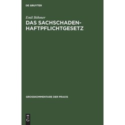 Das Sachschadenhaftpflichtgesetz