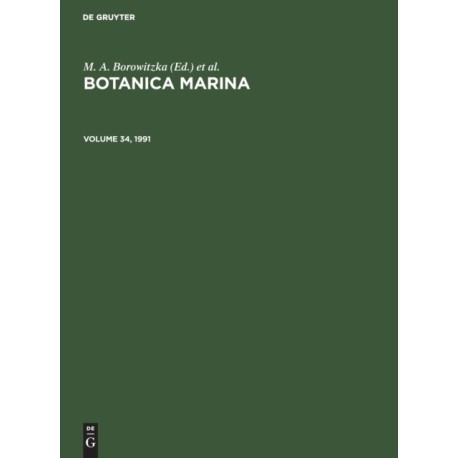 Botanica Marina. Volume 34, 1991