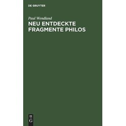 Neu entdeckte Fragmente Philos