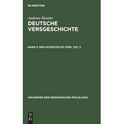 Der Altdeutsche Vers, Teil 3