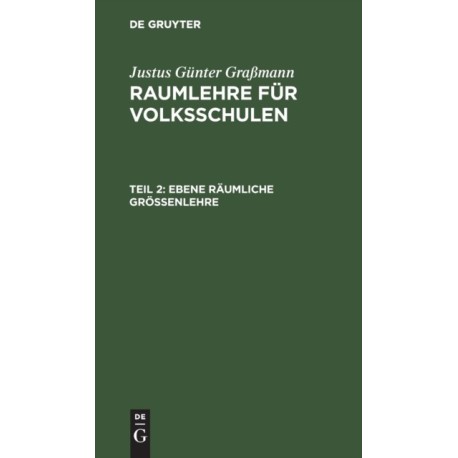 Ebene Raumliche Großenlehre