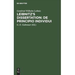 Leibnitz's Dissertation: De principio individui