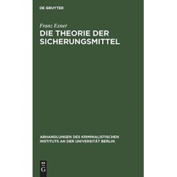 Die Theorie der Sicherungsmittel