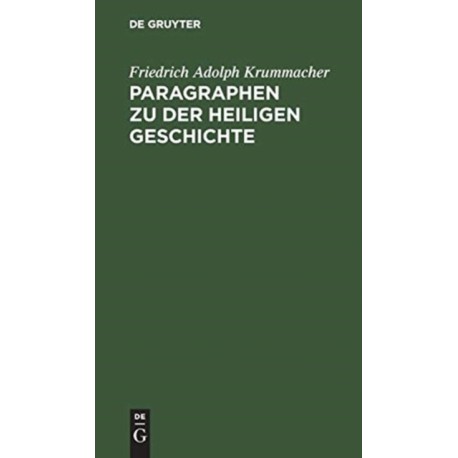 Paragraphen Zu Der Heiligen Geschichte