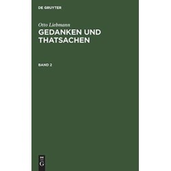 Gedanken und Thatsachen