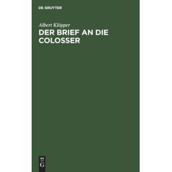 Der Brief an die Colosser
