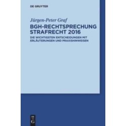 BGH-Rechtsprechung Strafrecht 2016