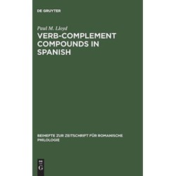 Verb-complement compounds in Spanish