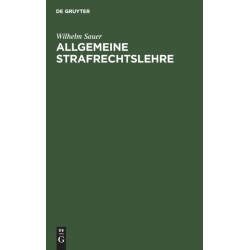 Allgemeine Strafrechtslehre