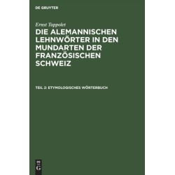 Etymologisches Worterbuch