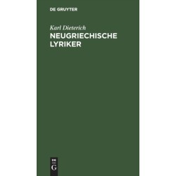 Neugriechische Lyriker