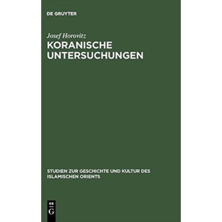 Koranische Untersuchungen